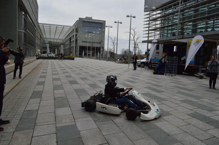 Testfahrten im Regierungsviertel