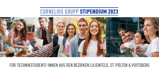 Ausschreibung Cornelius Grupp Stipendium 2023