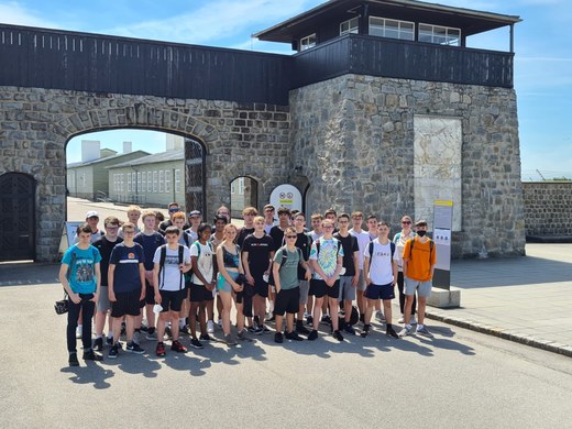 1BHET beim Besuch des Konzentrationslager Mauthausen
