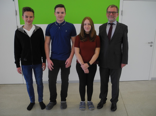 Gratulation der neugewählten  Schulsprecherin sowie den Abteilungssprechern der IF-Abteilung!