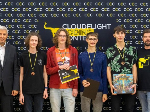 Informatik-Schüler höchst erfolgreich am Cloud Fight Coding Contest! :-)