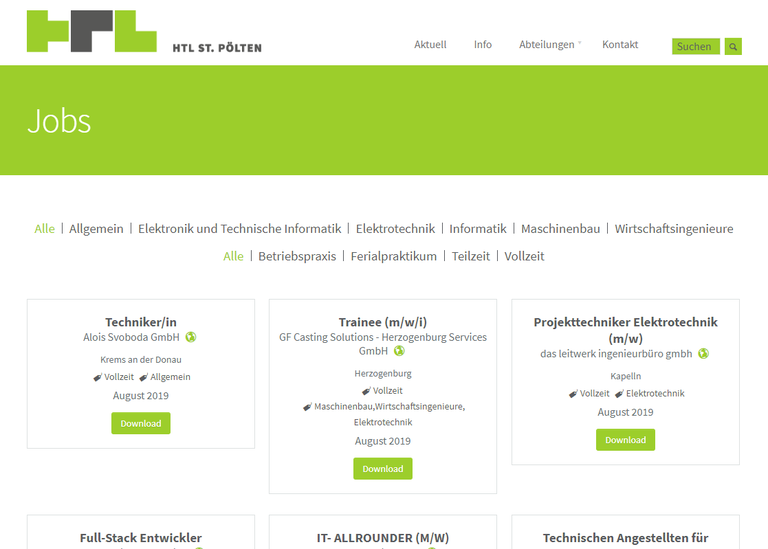 Das neue Jobportal