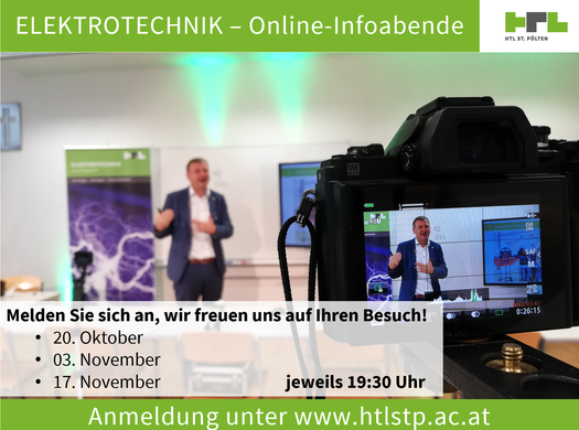 Online-Infoabend Elektrotechnik