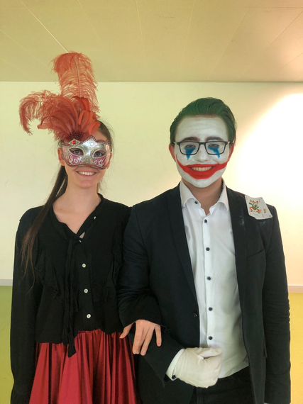 Venezianische Signorina meets "the Joker"