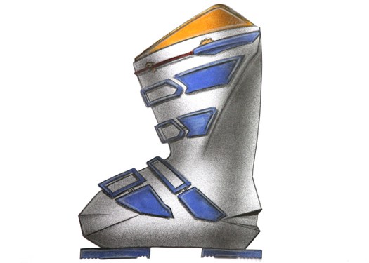 Design eines Schuhes