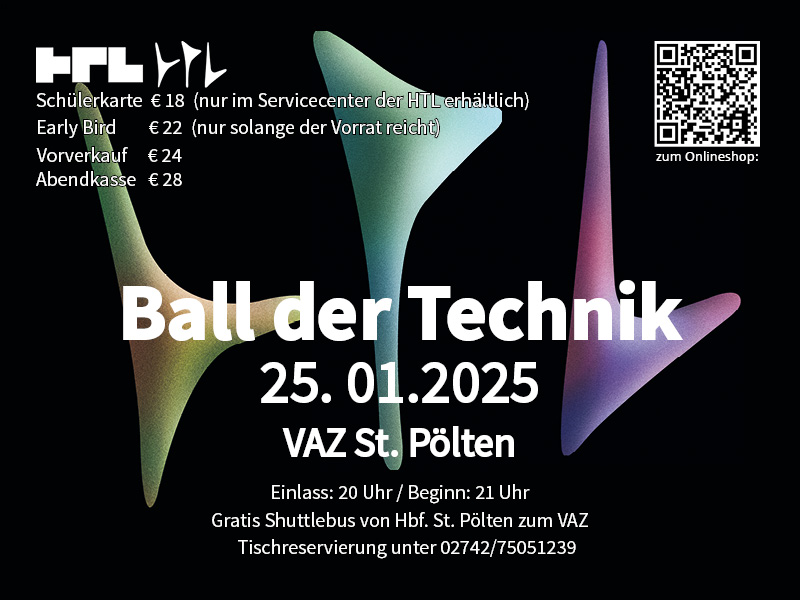 Plakat Ball der Technik