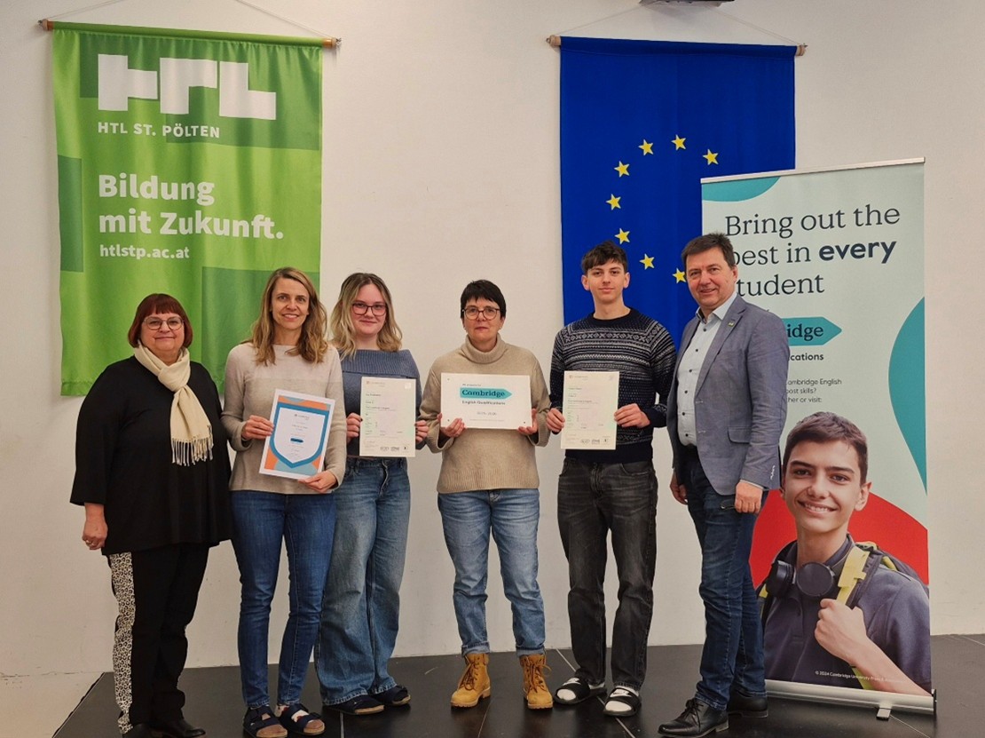 Verleihung Cambridge English Gold Preparation Centre